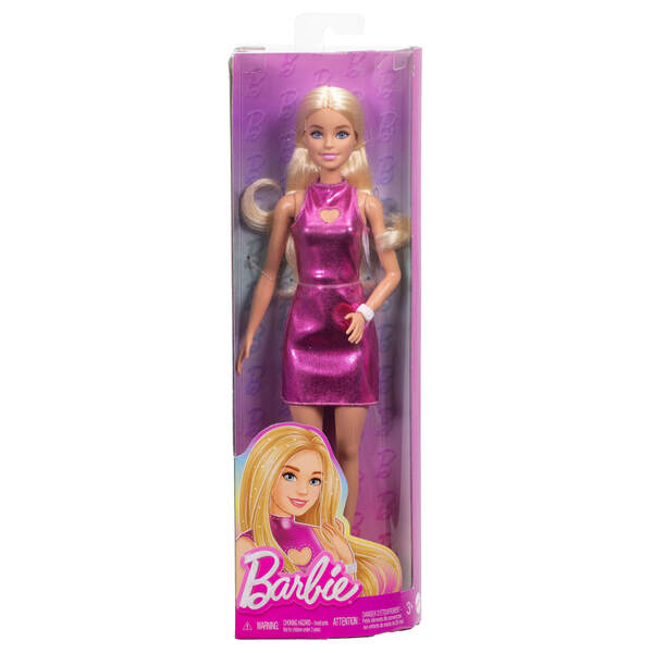 Poupée Barbie Fashionista Robe Rose Brillante