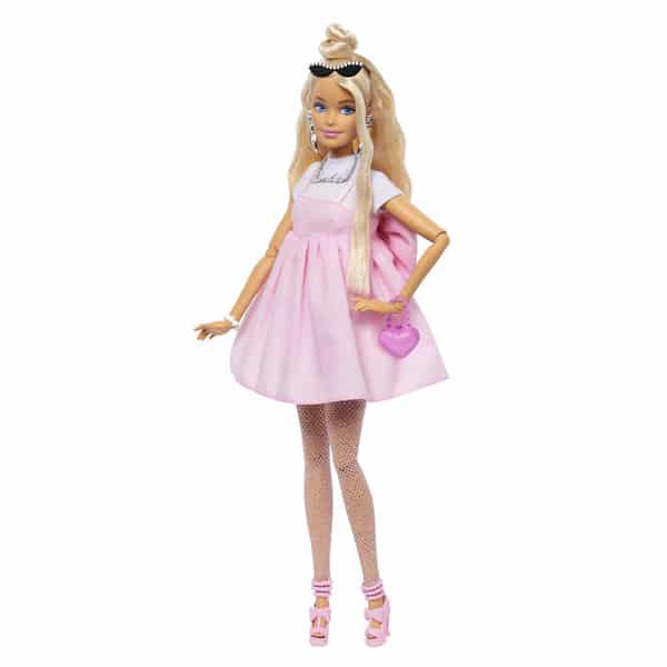 Poupée Barbie Deluxe Style Robe Rose Bonbon