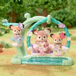Sylvanian Families - 5801 - Bébés Biche et balancelle 