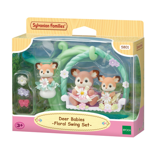 Sylvanian Families - 5801 - Bébés Biche et balancelle 