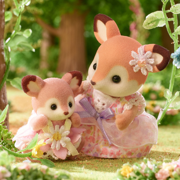 Sylvanian Families - 5801 - Bébés Biche et balancelle 