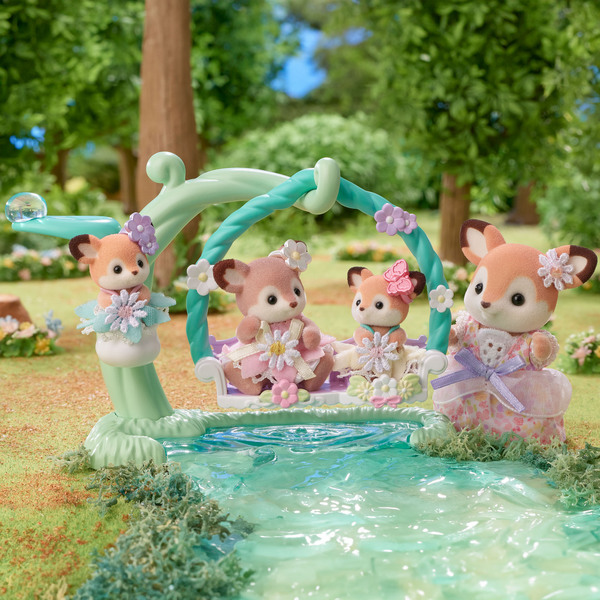 Sylvanian Families - 5801 - Bébés Biche et balancelle 