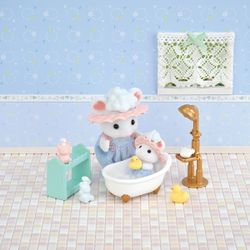 Sylvanian Families - 5808 - Bain frères souris Marshmallow