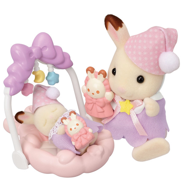 Sylvanian Families - 5806 - Coucher des sœurs lapin Chocolat