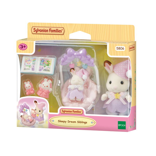 Sylvanian Families - 5806 - Coucher des sœurs lapin Chocolat