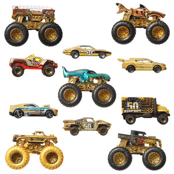 Coffret 11 véhicules Monster Trucks - Trophée des Champions