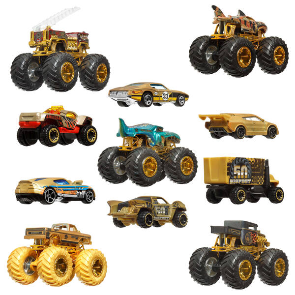 Coffret 11 véhicules Monster Trucks - Trophée des Champions