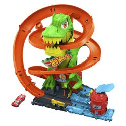 Circuit T-Rex bataille de feu - Hot Wheels