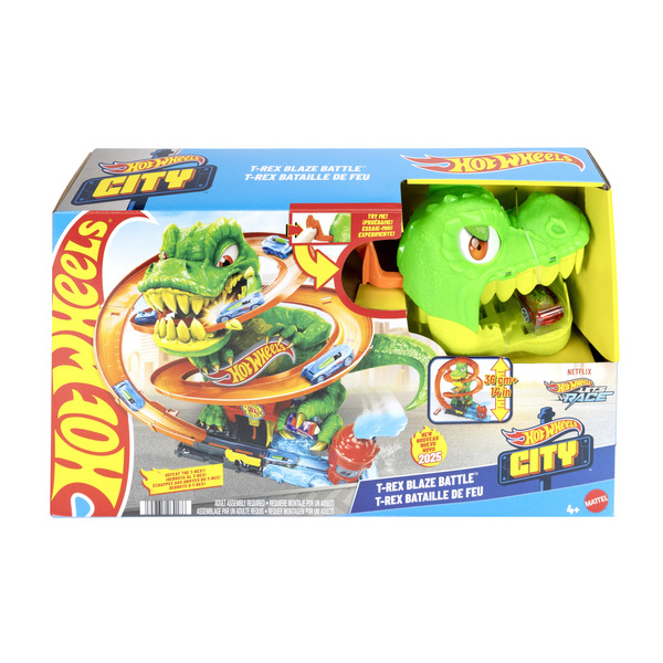 Circuit T-Rex bataille de feu - Hot Wheels