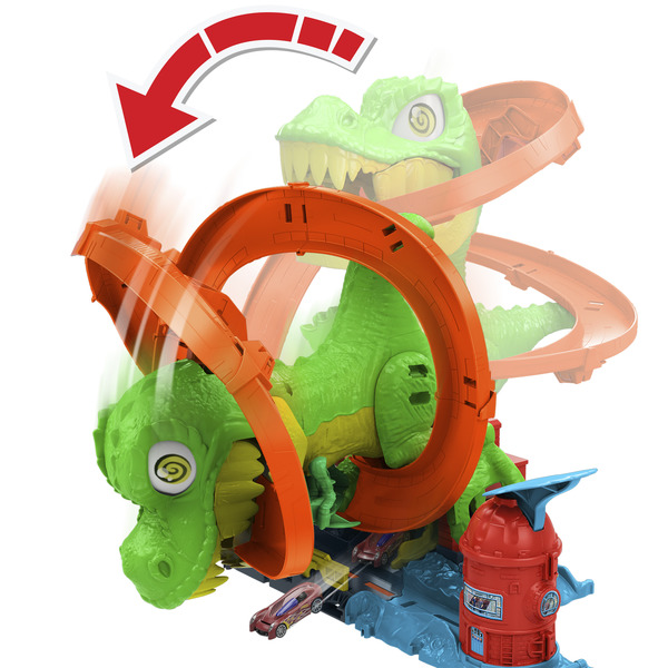 Circuit T-Rex bataille de feu - Hot Wheels
