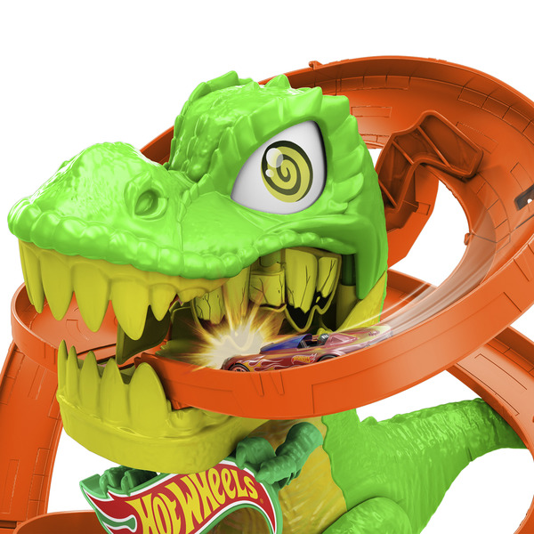 Circuit T-Rex bataille de feu - Hot Wheels