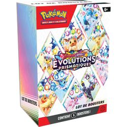 Bundle 6 Booster Pokémon Évolutions Prismatiques