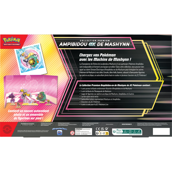 Coffret Pokémon Premium Ampibidou-Ex de Mashynn