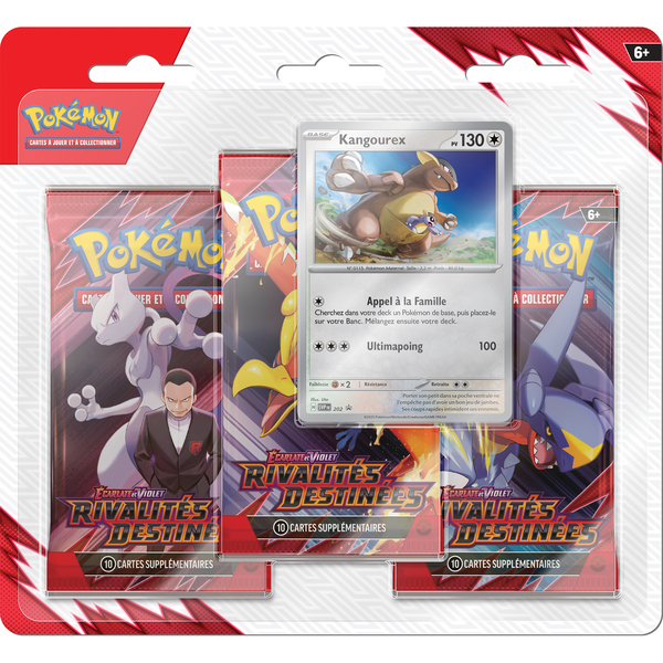 Pack de 3 boosters Pokémon - Tripack Rivalités Destinées EV10