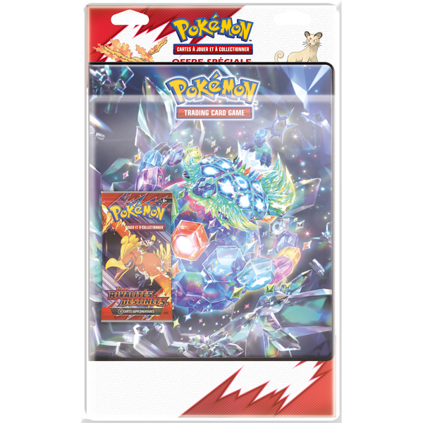 Cahier Pokémon et booster - Rivalités Destinées - Écarlate et Violet EV10