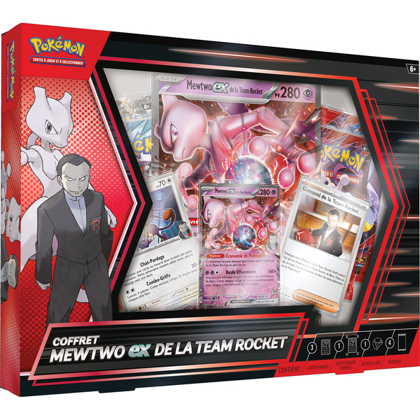 Coffret Pokémon Mewtwo Ex  De La Team Rocket