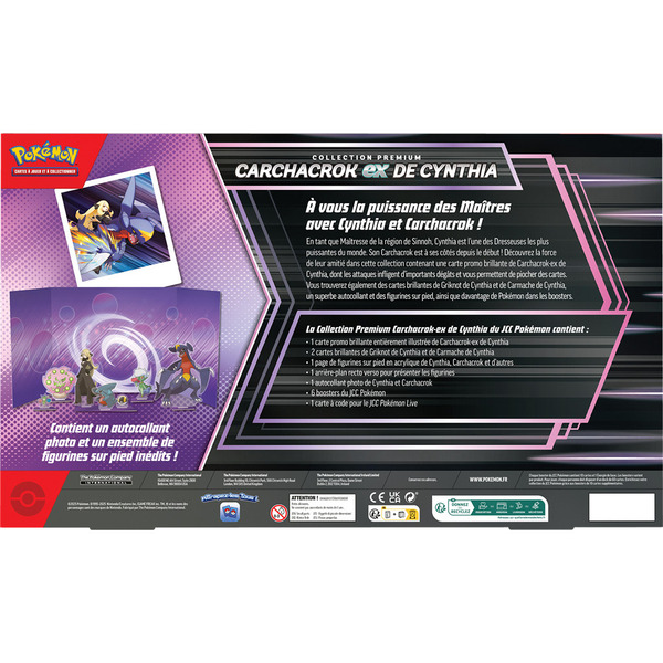 Coffret Pokémon Premium Carchacrok Ex de Cynthia