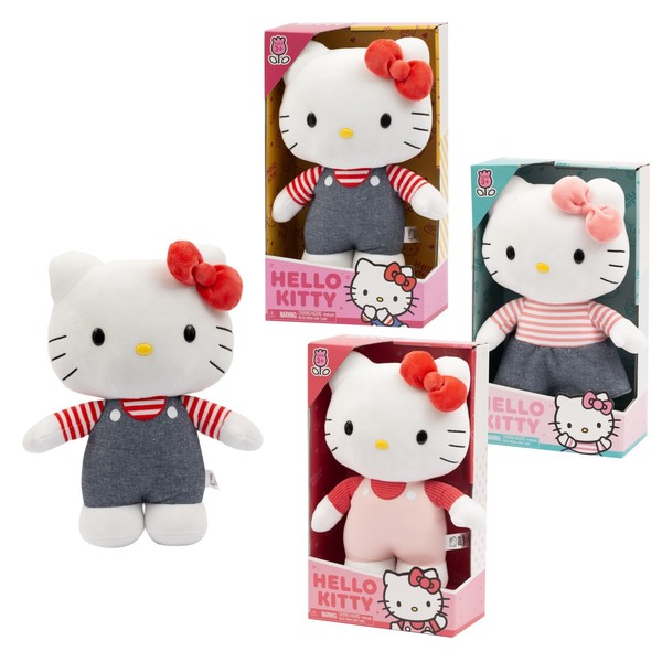 Peluche Hello Kitty 30cm (modèle aléatoire)