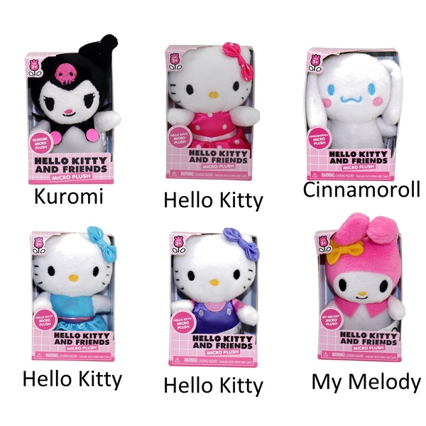 Peluche surprise Hello Kitty and friends 7cm