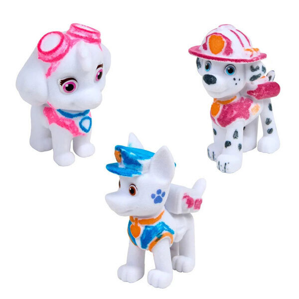 Coffret Crayola Washimals Pat' Patrouille - 8 Chiots à Colorier Et Laver - 12 Feutres Lavables - Jeu Créatif Dès 3 Ans