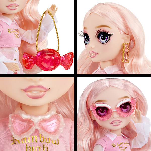 Poupée Bella Rainbow High Creative Crystals