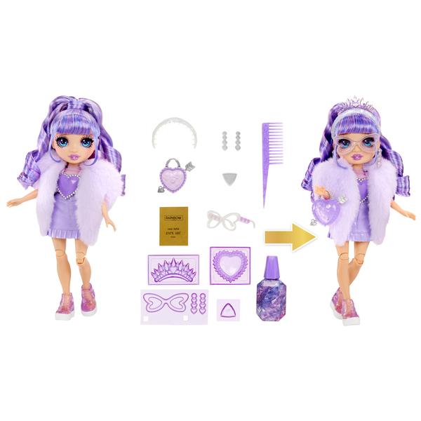 Poupée Violet Rainbow High Creative Crystals