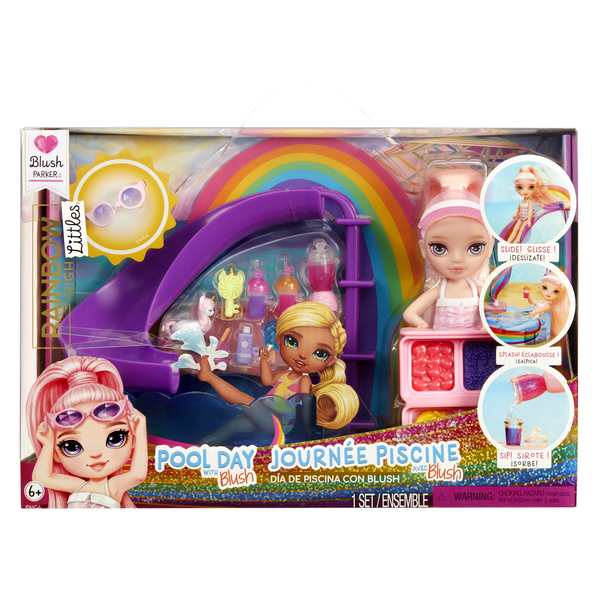 Poupée Rainbow High Little - Journée Piscine avec Blush