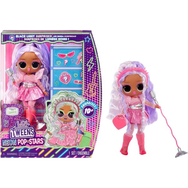 Poupée LOL Tweens Neon Pop Stars - Kitty K