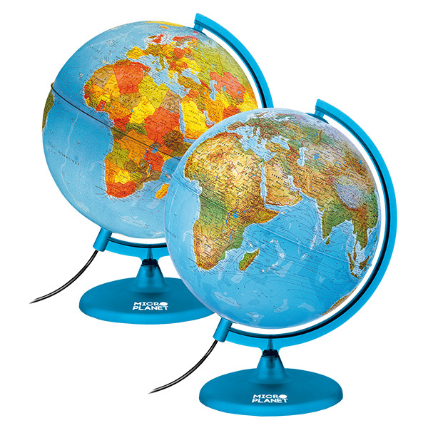 Globe terrestre lumineux 30 cm