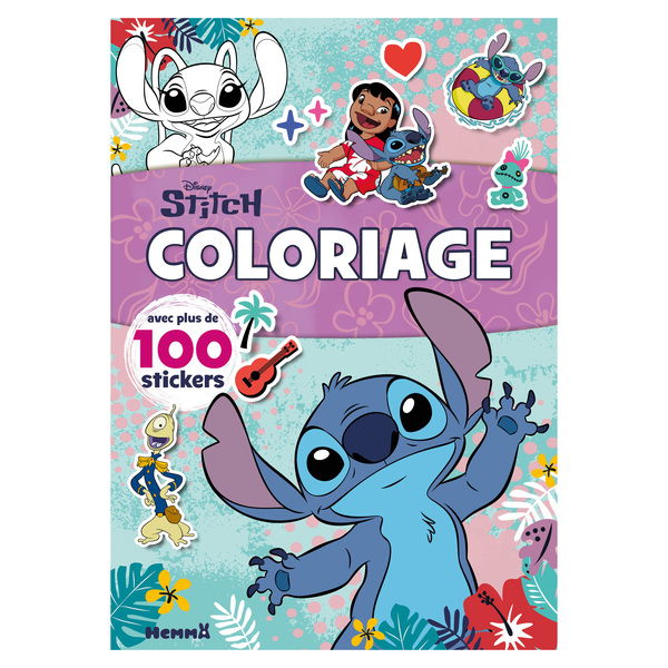 Coloriages et stcikers Disney Stitch