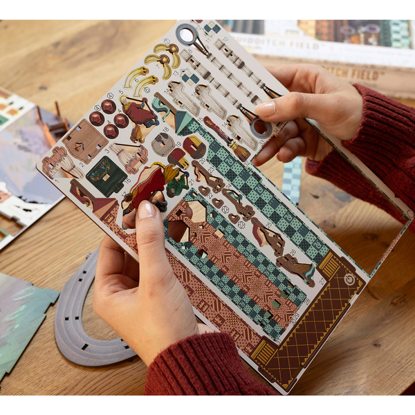 Book nook terrain de Quidditch Harry Potter