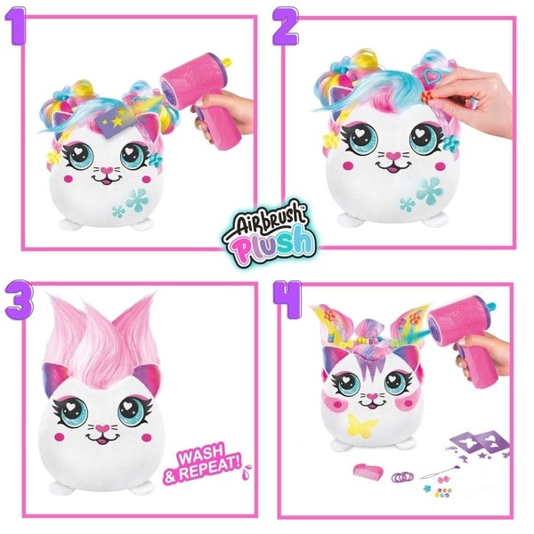 Peluche Hairrific Squishy Airbrush Plush