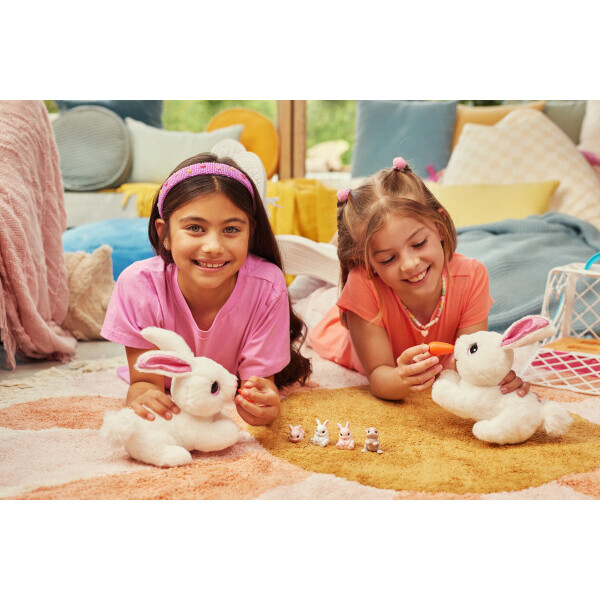 Peluche maman lapin et bébés surprises Pets Alive