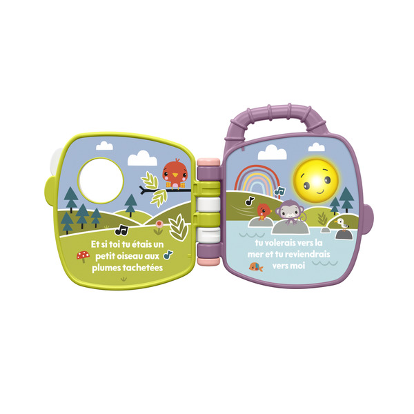 Livre interactif Comptines du singe violet