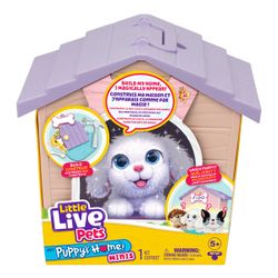 Petit chiot et sa niche violette - Little Live Pets