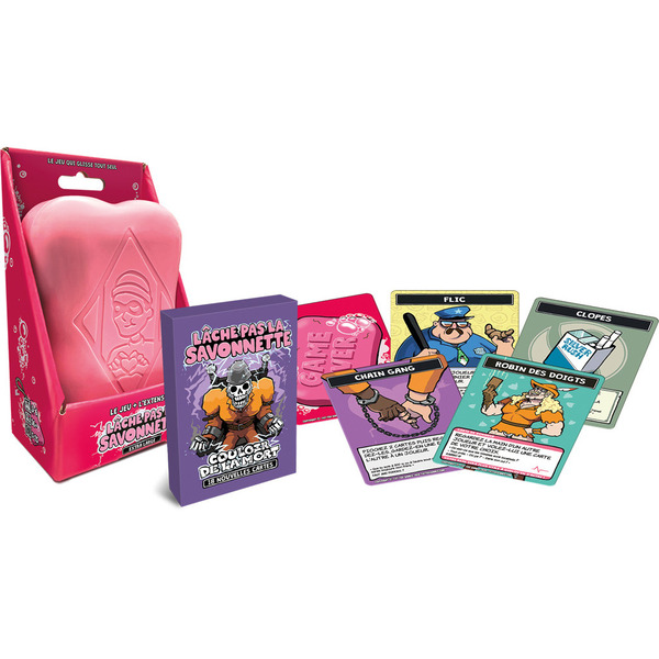 Lâche pas la savonette (jeu + extension) 18+