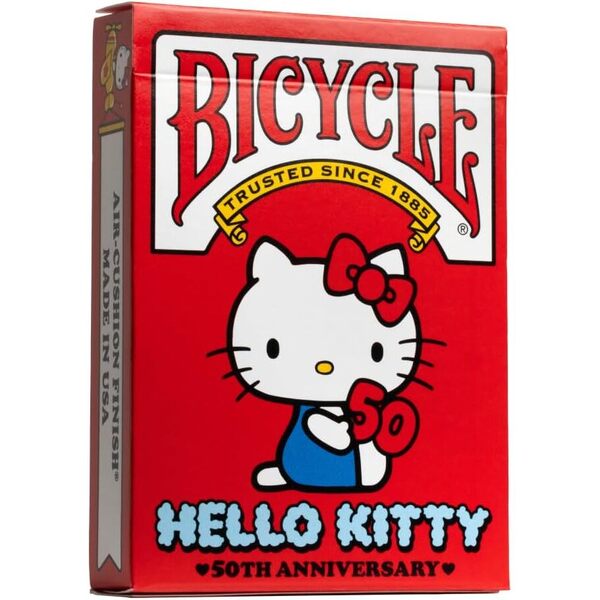 Jeu de 54 cartes Bicycle Hello Kitty