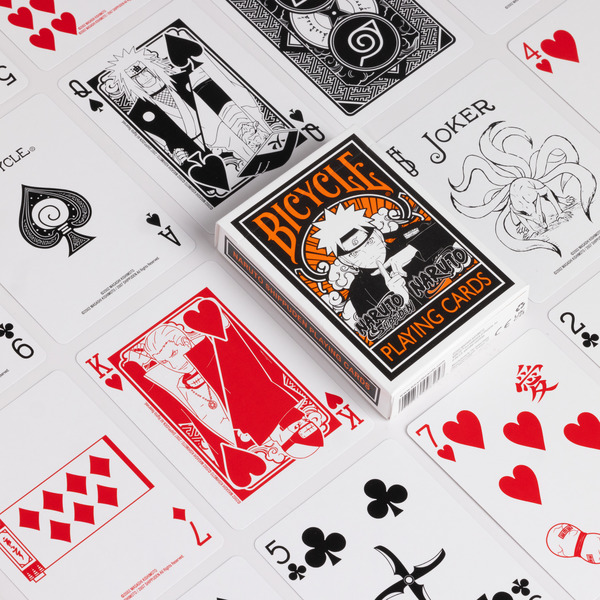 Jeu de 54 cartes Bicycle Naruto