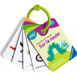 Mes premières cartes d'activités Cherche et trouve Sur la route - Play+