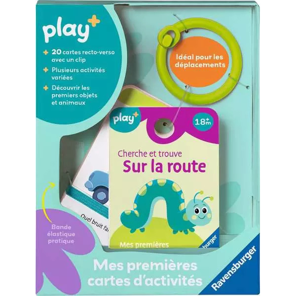 Mes premières cartes d activités Cherche et trouve Sur la route - Play+