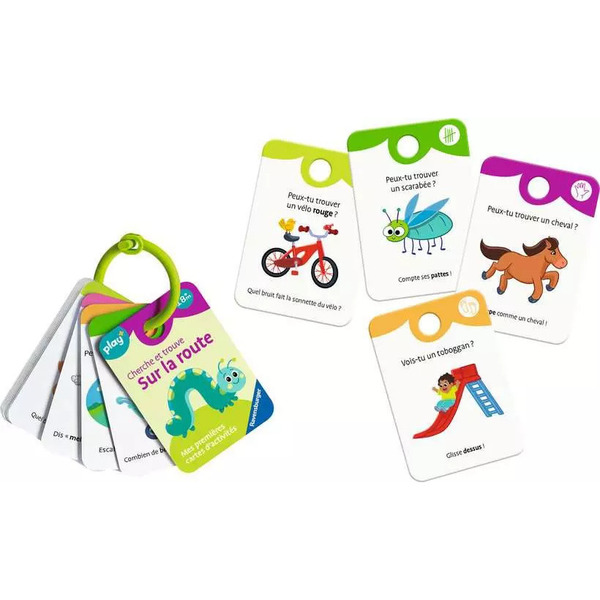 Mes premières cartes d activités Cherche et trouve Sur la route - Play+
