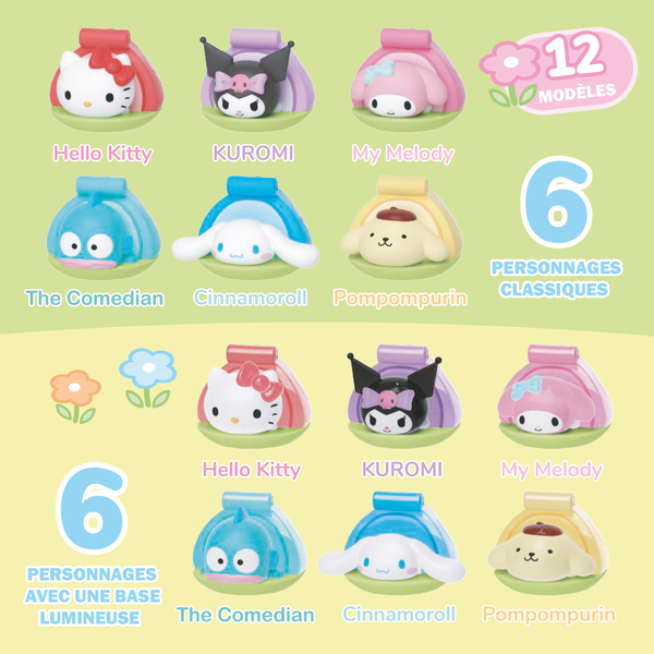 Figurine surprise Hello Kitty 4cm - Rainbow Tent