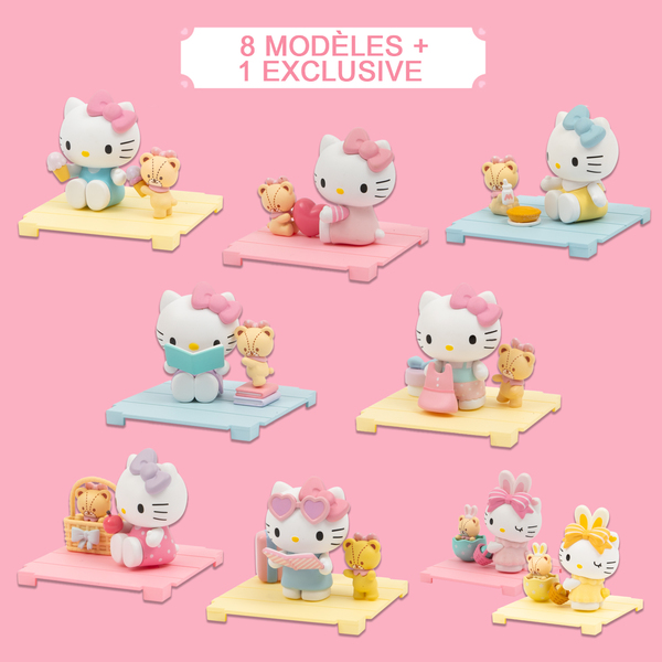 Figurine Hello Kitty 6.5cm avec boîte de collection Sweatheart (modèle aléatoire)