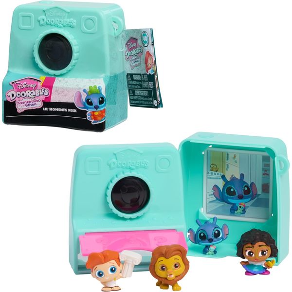 Doorables Disney - Lil  Moments Peek - Coffret 4 figurines nostalgiques