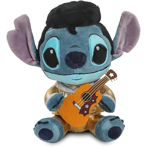 Peluche Stitch Elvis doré - 20 cm