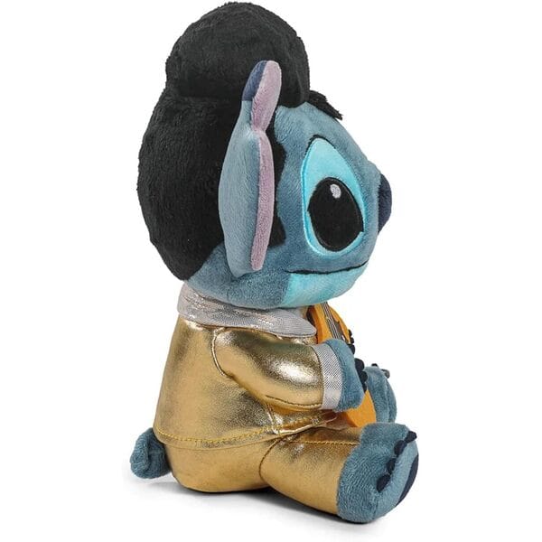 Peluche Stitch Elvis doré - 20 cm