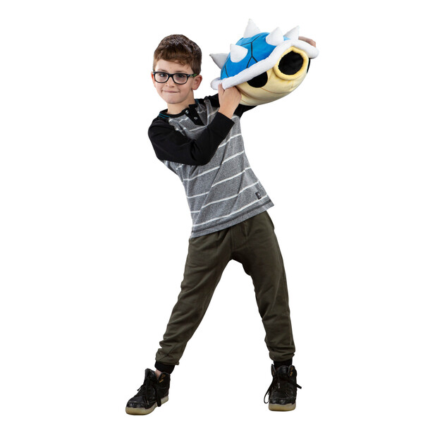 Mega peluche Mocchi-Mocchi Carapace bleue Mario 38cm