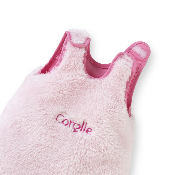 Turbulette rose pour poupon 30 cm