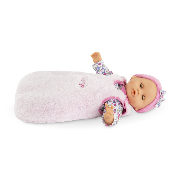 Turbulette rose pour poupon 30 cm