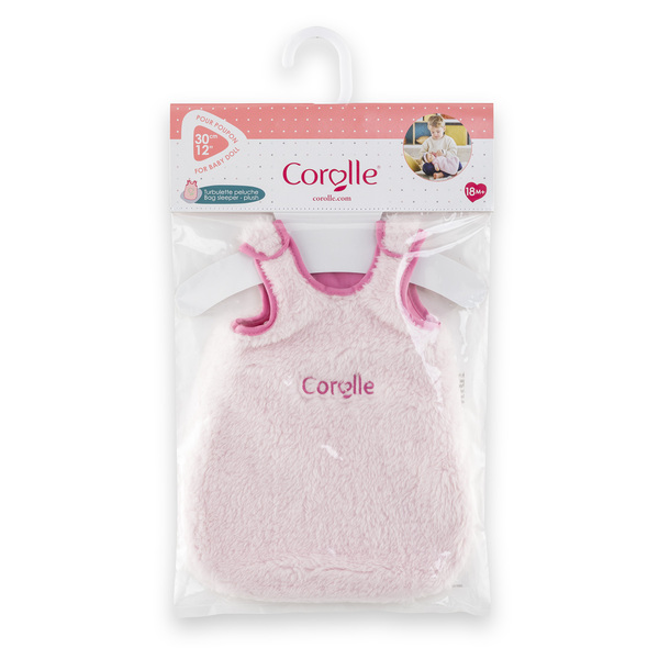 Turbulette rose pour poupon 30 cm